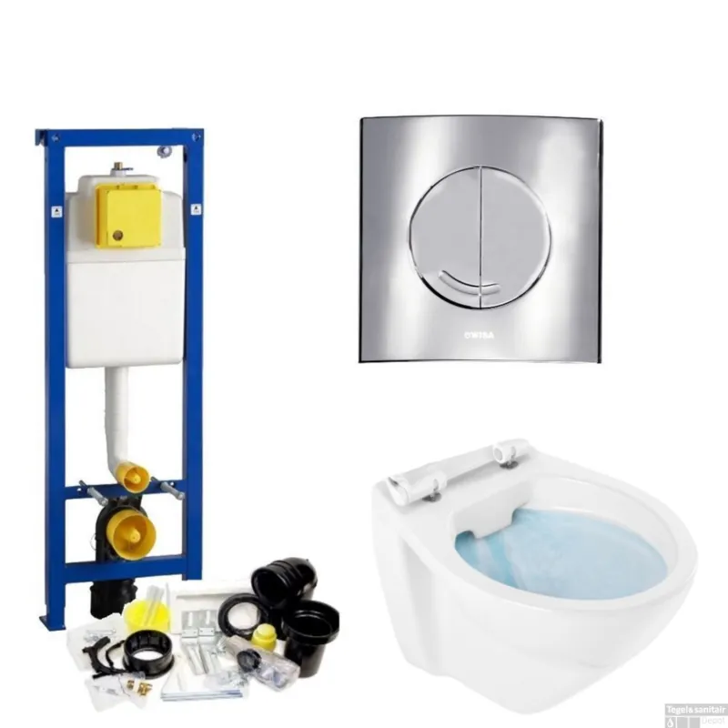 Wisa XS set01 Randloos Argos Chroom (meerprijs 15,00) Direct Verzonden