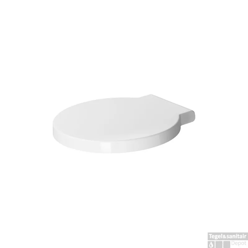 Tijdelijk Beschikbaar Duravit Starck 1 Closetzitting Softclose En Quick Release Systeem 45.3x42x4.2 cm Duroplast Wit