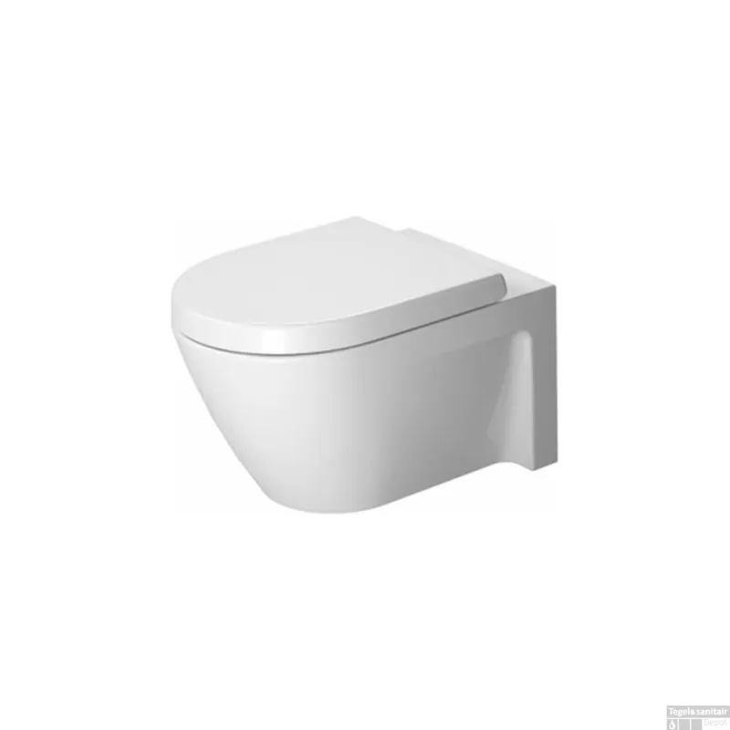 Seizoensaanbieding Duravit Starck 2 Wandcloset Diepspoel 36.5x62x38 cm Keramiek Glanzend Wit