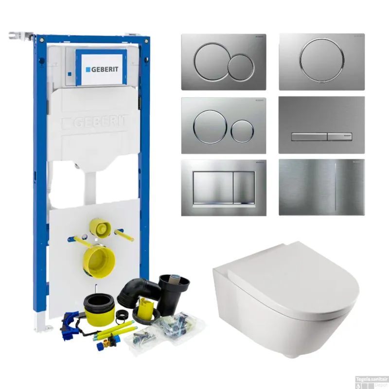 Geberit UP320 Toiletset BWS Metro 56cm Sigma Drukplaat Exclusieve Aanbieding