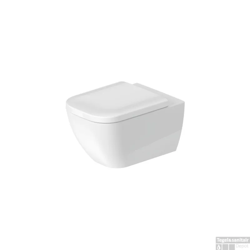 Duravit Happy D.2 Wandcloset 36.5x54x33.5 cm Keramiek Glanzend Wit Nieuw