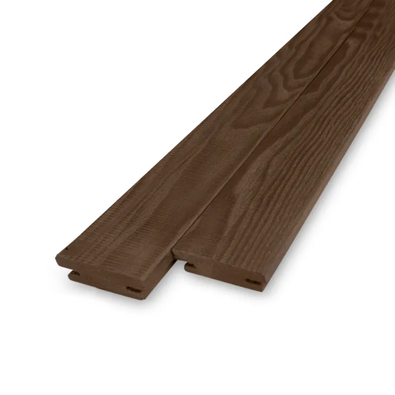 Lage Kosten thermo - b-fix Thermo essen B-fix plank - 21x43 mm - geschaafd - B-fix rabat- & vlonderplank - thermisch gemodificeerd essenhout KD 8-12% - Thermo essen B–fix plank - 21x43 mm - geschaafd: 340 cm
