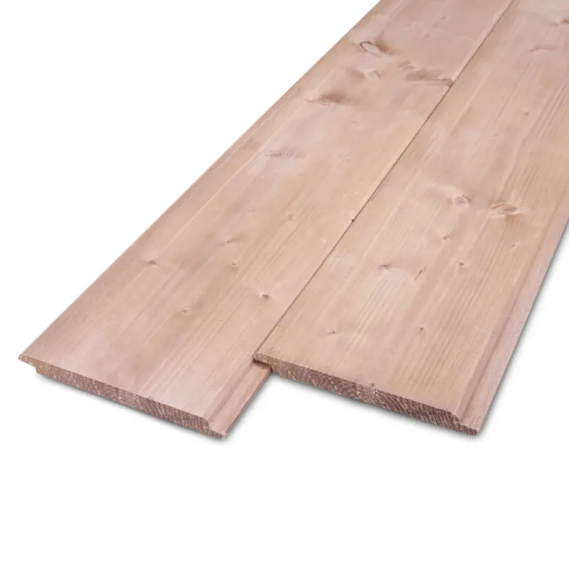 Flitsaanbieding vuren - rabat - geimpregneerd Red class wood sponningplank - 18x185 mm - zichtzijde fijnbezaagd / ruw - shiplap - geïmpregneerd red class vuren KD 18-20% - Red class wood sponningplank - 18x185 mm - ruwe zichtzijde: 400 cm