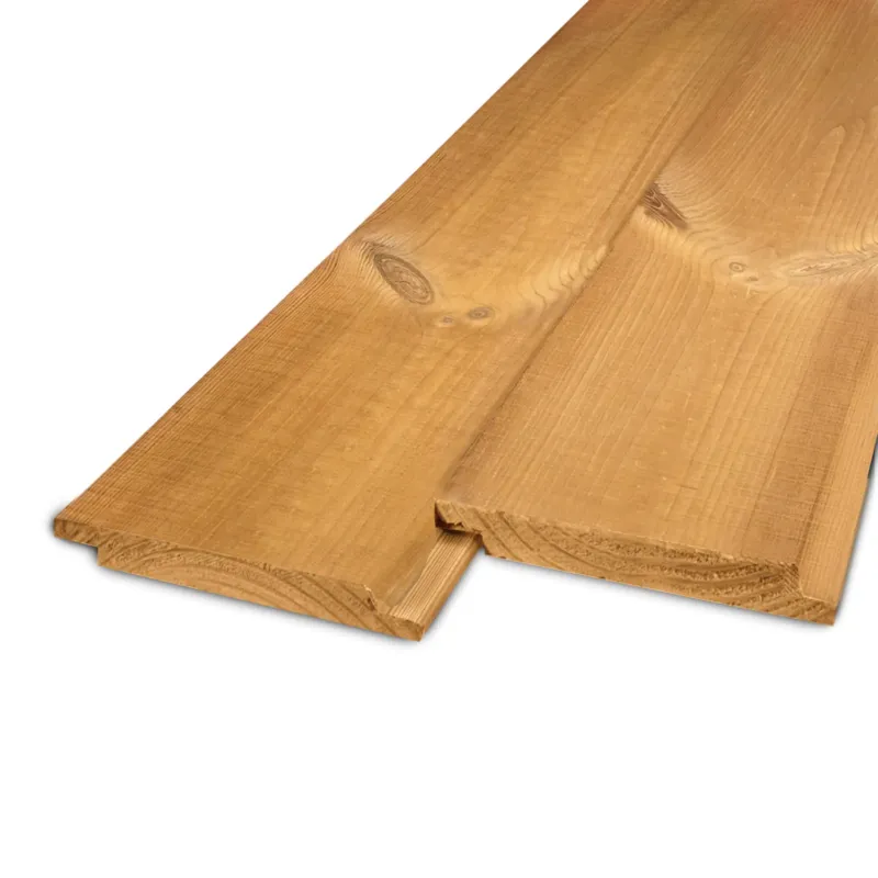 thermo - rabat Thermo grenen sponningplank - 21x130 mm - geschaafd - shiplap - thermisch gemodificeerd grenenhout KD 8-12% - Thermo grenen sponningplank - 21x130 mm - geschaafd: 420 cm Beperkt Aanbod