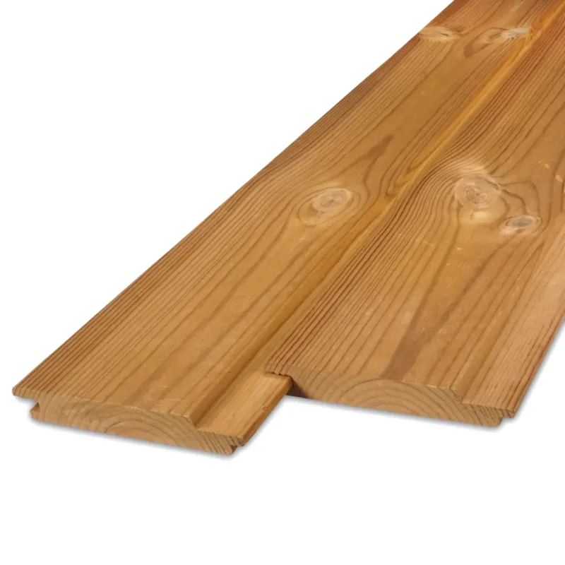 Flitsaanbieding thermo - rabat Thermo grenen channelsiding - 21x115 mm - geschaafd - channel siding - thermisch gemodificeerd grenenhout KD 8-12% - Thermo grenen channelsiding - 21x115 mm - geschaafd: 450 cm