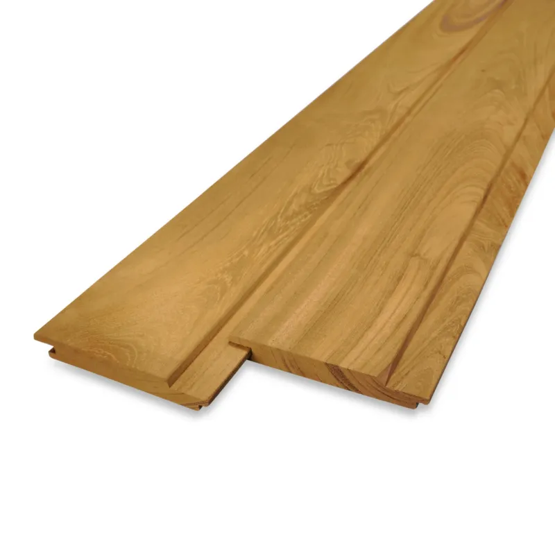 hardhout - rabat Guariuba channelsiding - 21x115 mm - geschaafd - channel siding - guariuba hardhout KD 18-20% - Guariuba channelsiding - 21x115 mm - geschaafd: 275 cm Exclusieve Aanbieding