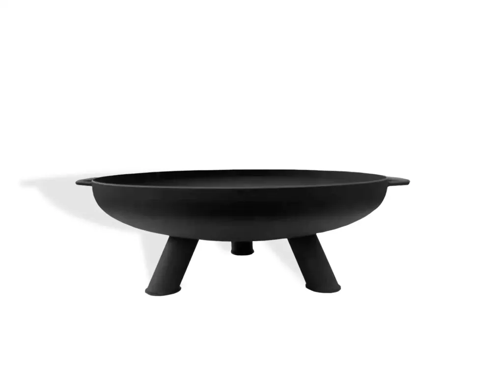 Rechtstreeks Van De Fabrikant GoFire Lev Zwarte Vuurschaal 80 cm