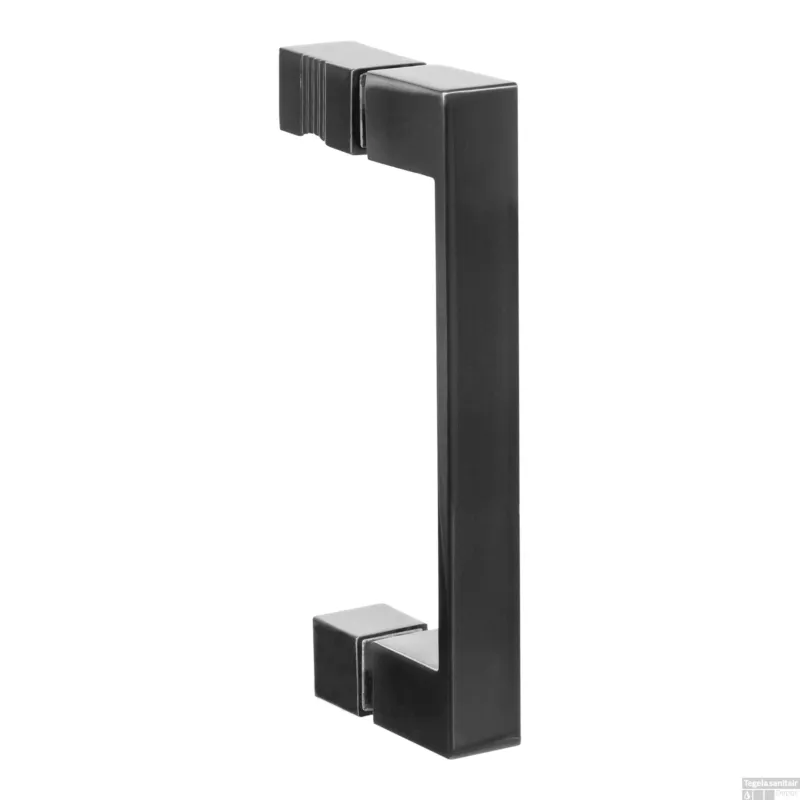 Express Levering BRAUER Handgreep tweepunts model A tbv glazen deuren PVD gunmetal geborsteld