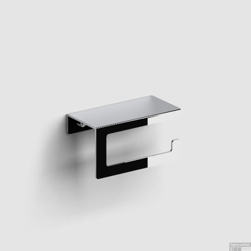 Premium Toiletrolhouder Clou Fold 7,5 x 14,7 cm Chroom
