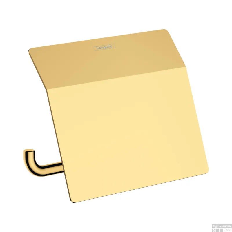 Toiletrolhouder Met Klep HansGrohe AddStoris Gepolijst Goud Must-Have