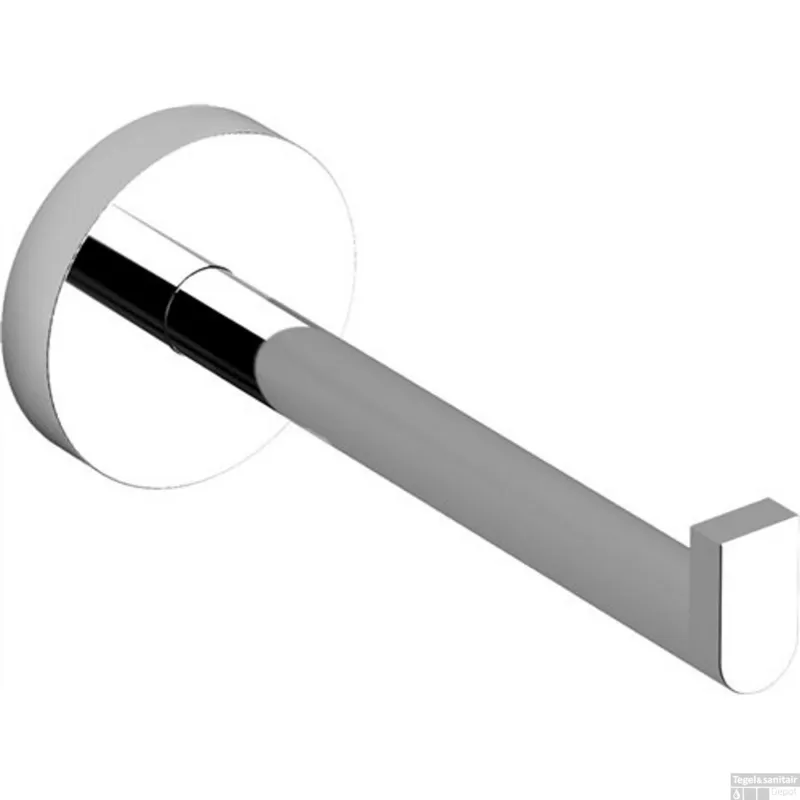 Tijdelijk Beschikbaar Toiletrolhouder Clou Flat Zonder Klep 12.1cm Chroom