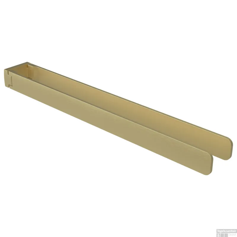 Express Levering Handdoekhouder Haceka Aline Dubbel Draaibaar 46 cm Mat Goud