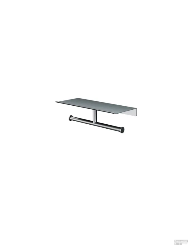 Superprijs Hotbath &More Dubbele rolhouder voor Planchet serie RVS 316