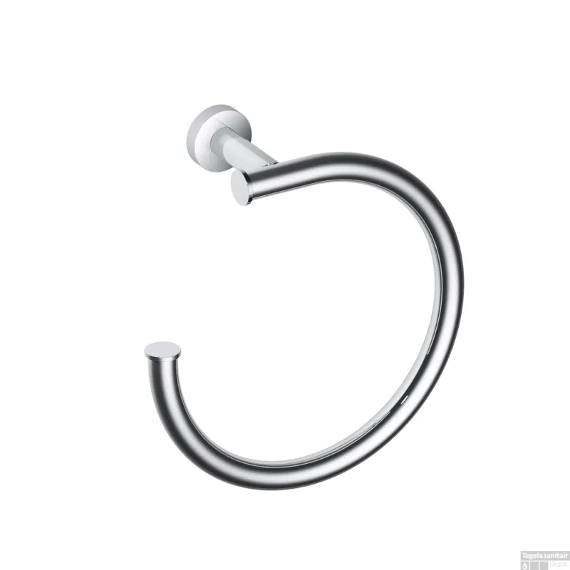 Handdoekring Hotbath Cobber Chroom OP=OP Express Levering