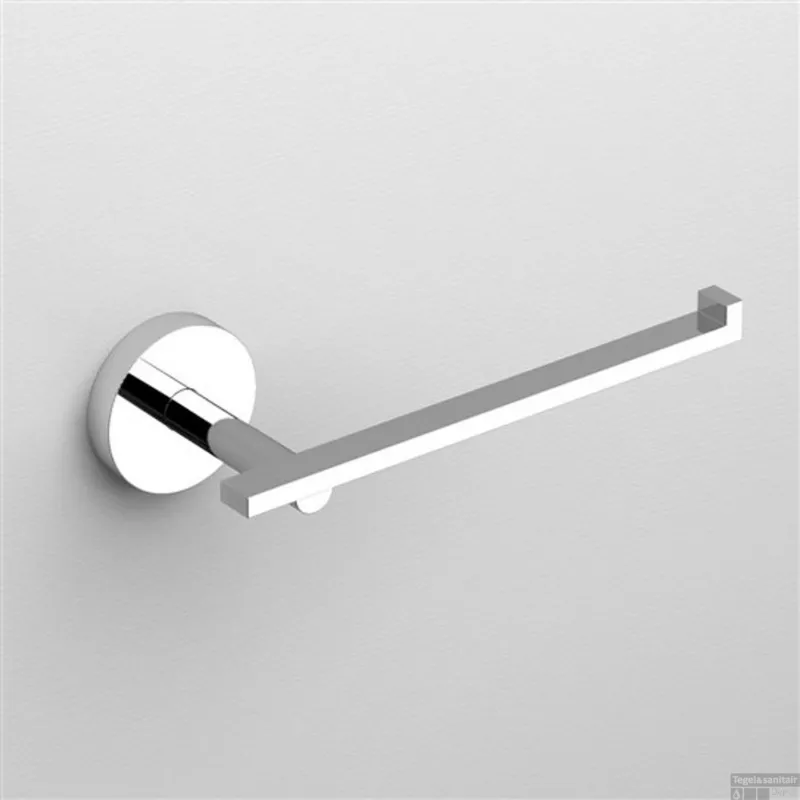 Uitverkoop Toiletrolhouder Clou Flat Zonder Klep 16.5cm Chroom