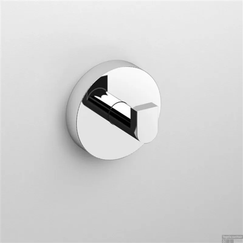 Goedkoop Kledinghaak Clou Flat Set 2st Rond Chroom