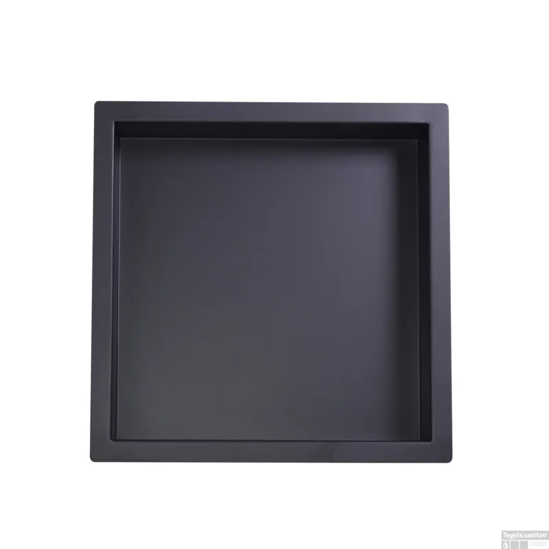 Inbouwnis BWS Elegance 30x30x7 cm Mat Zwart Nu Kopen
