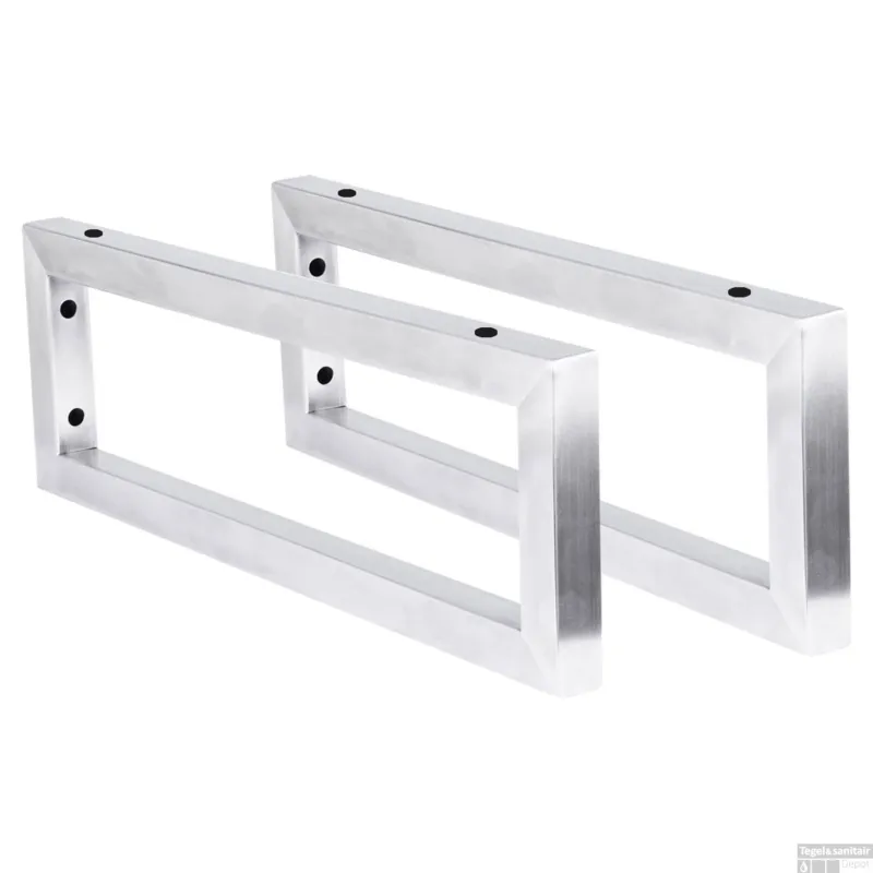 Hoge Kwaliteit Ophangbeugel Differnz 2.5x44x15 cm 2 stuks Chroom