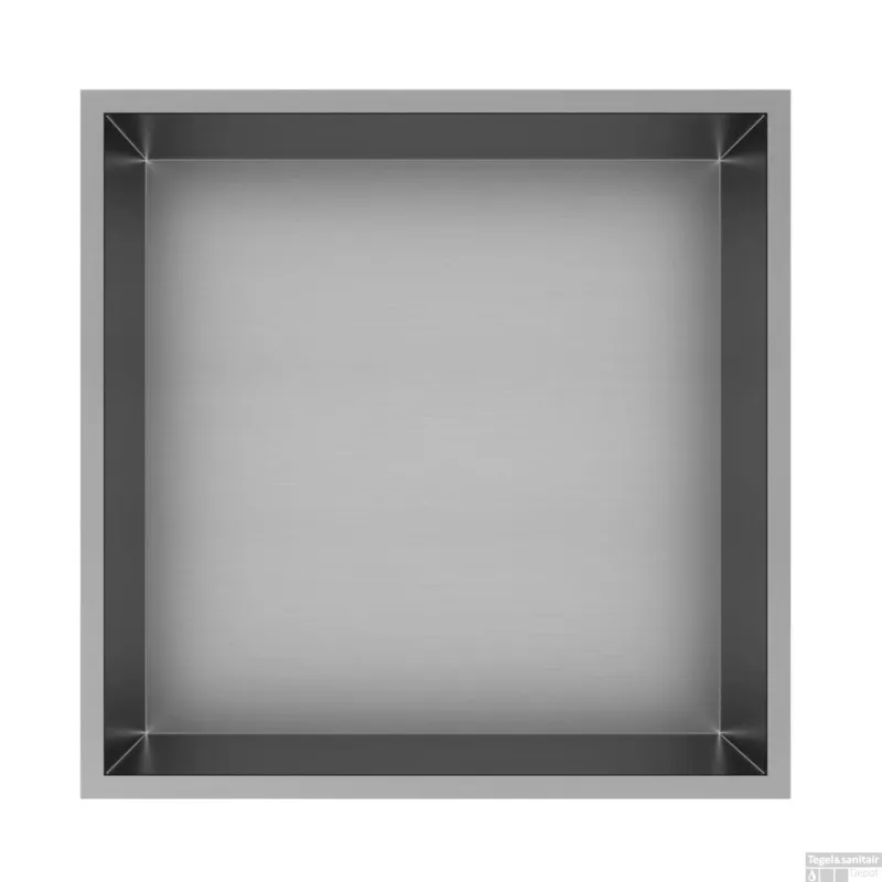 Inbouwnis Best-Design Kaya 30.5x30.5x7 cm RVS Voordeelprijs
