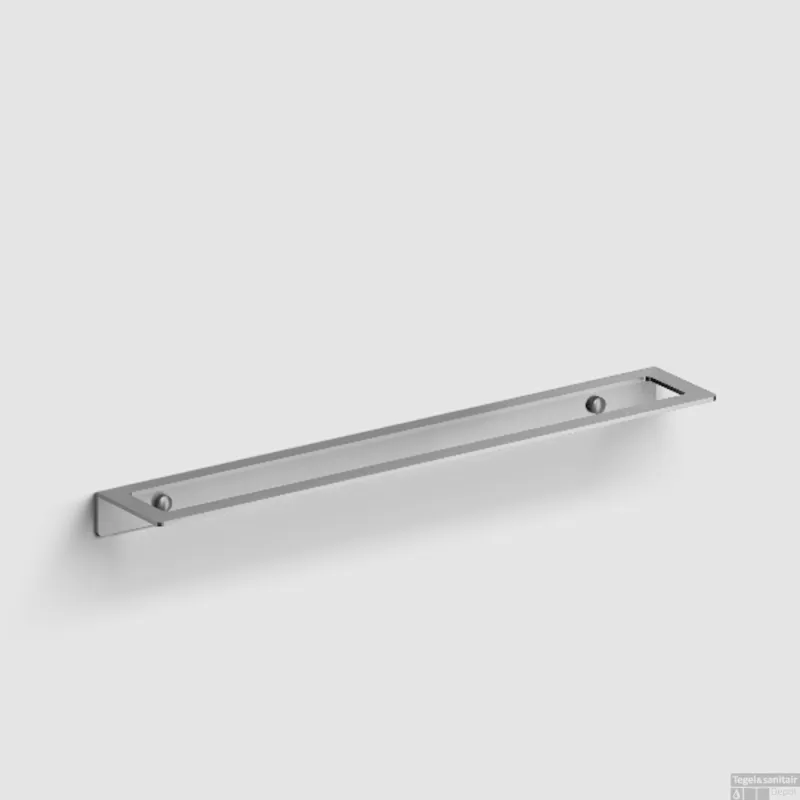 Laatste Versie Handdoekrek Clou Fold 3 x 45 cm Geborsteld RVS
