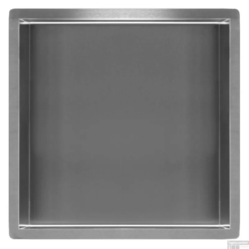 Premium Inbouwnis BWS Elegance 30x30x10 cm RVS