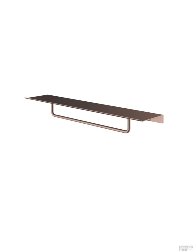 Favoriet Hotbath &More Handdoek rek 40 cm voor Planchet serie Geborsteld koper PVD