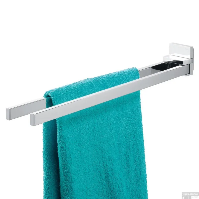 Handdoekrek Tiger Safira 43.9 cm 2 Armig Chroom Finale Uitverkoop