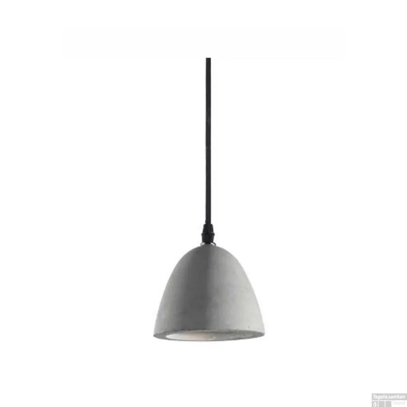 Hanglamp BWS Decorativo IP20 E27 60W 12x11 cm Betonlook Laatste Versie
