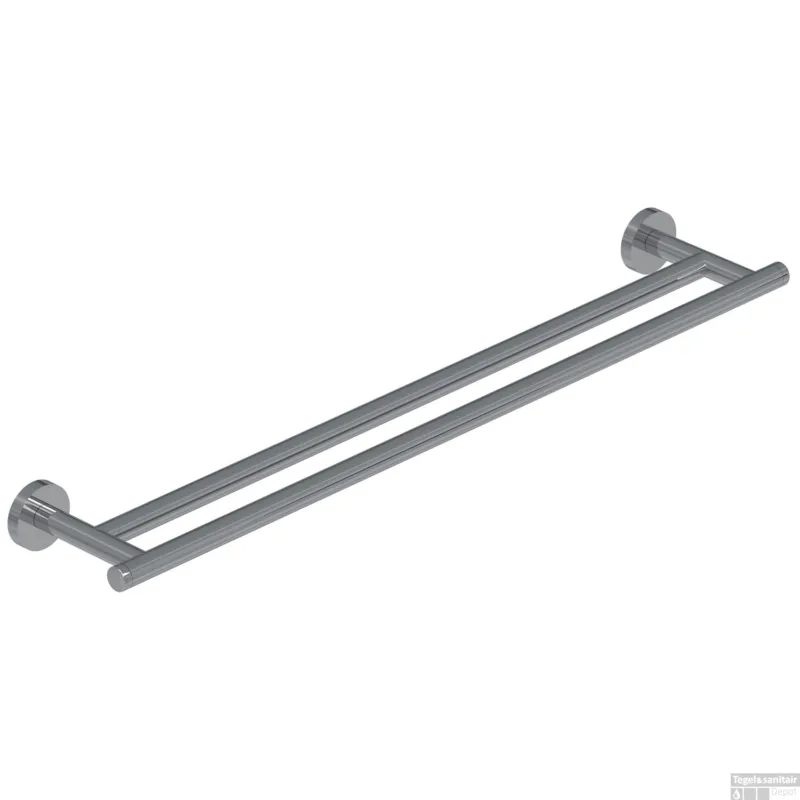 Handdoekrek IVY Dubbel Wandmodel 60 cm Chroom Uitverkoop