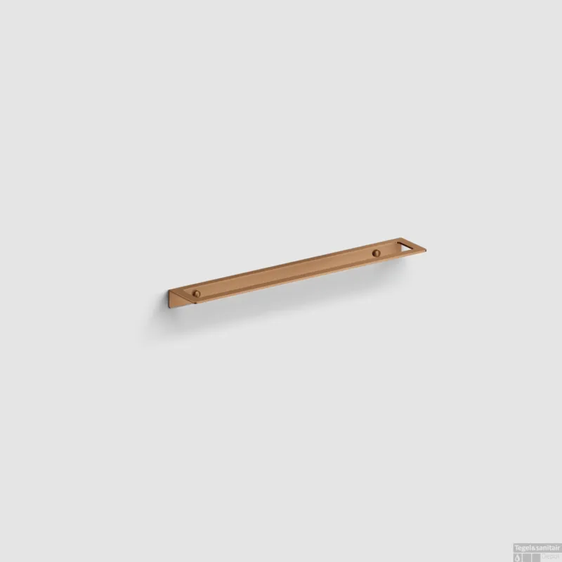 Handdoekrek Clou Fold 45 cm Brons Geborsteld PVD Nieuw
