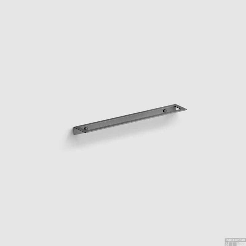 Premium Handdoekrek Clou Fold 45 cm Gunmetal Geborsteld PVD