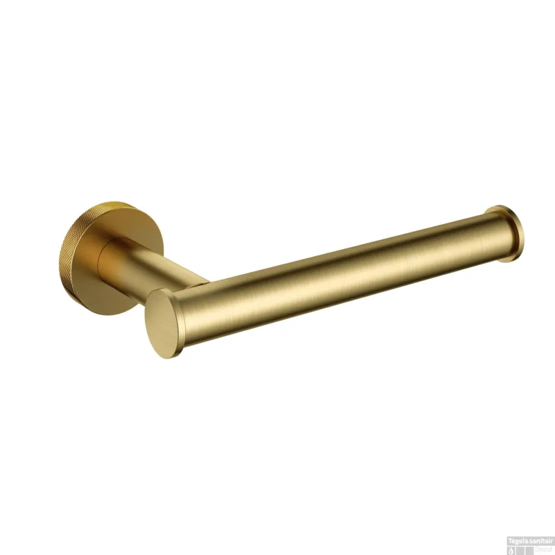 Dagaanbieding Toiletrolhouder Hotbath Cobber X Geborsteld Messing PVD
