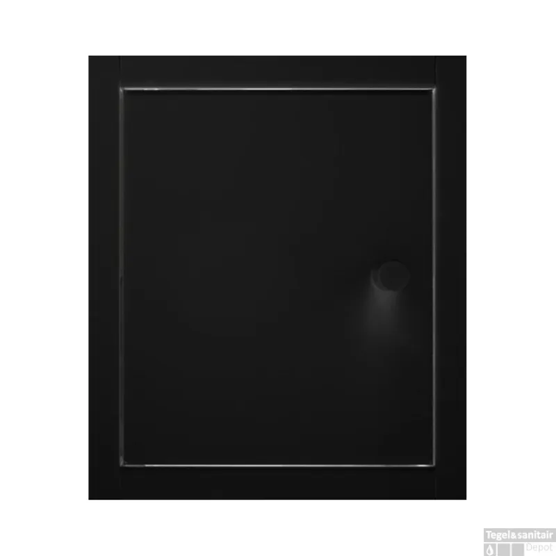 Inbouw Toiletkastje Back-up Gepoedercoat 13x16x13,5 cm Mat Zwart Alleen Vandaag