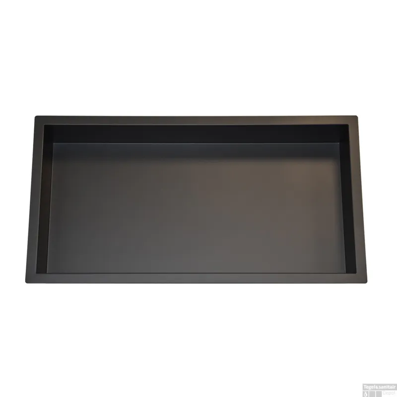 Inbouwnis BWS Elegance 30x60x7 cm Mat Zwart Finale Uitverkoop