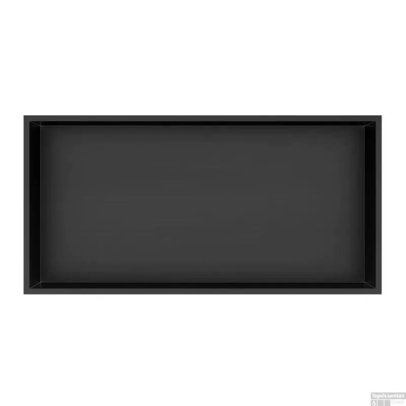 Inbouwnis Best-Design Lotus 61x30.5x7 cm Mat Zwart Gratis Retour