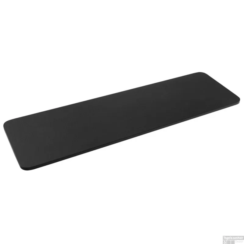 Badzitting Polysan Universal 75x25 cm Zwart Finale Uitverkoop