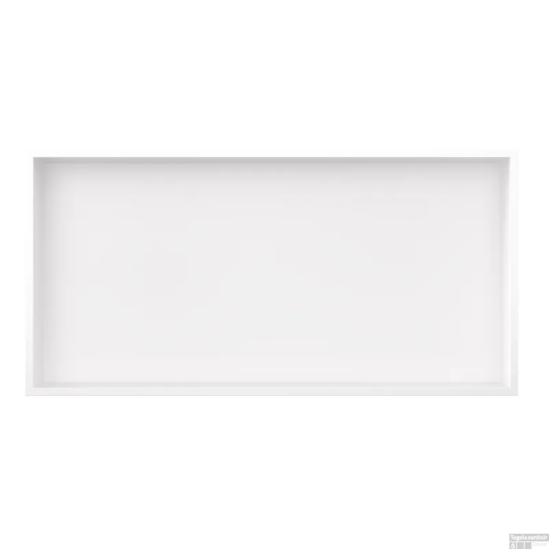Express Levering Inbouwnis Best-Design Lotus 61x30,5x7 cm Mat Wit
