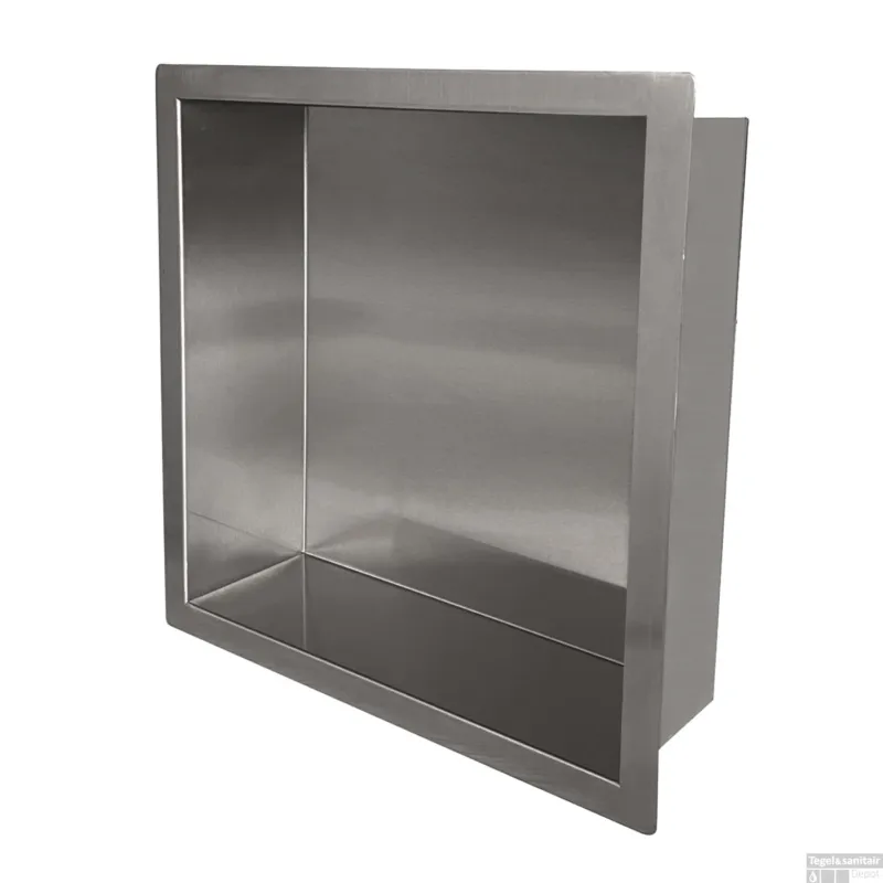 Superprijs Inbouwnis BWS Jane 30x30x7 cm Gunmetal