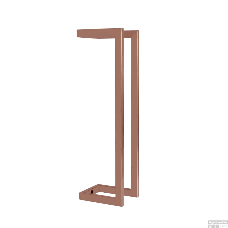 Reserve toiletrolhouder Sanilux Lunar 45x10x13 cm Staal Brons Express Levering