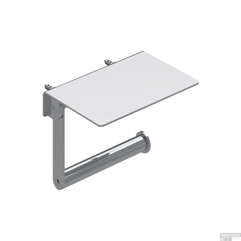 Actieprijs Toiletrolhouder IVY Met Planchet Chroom