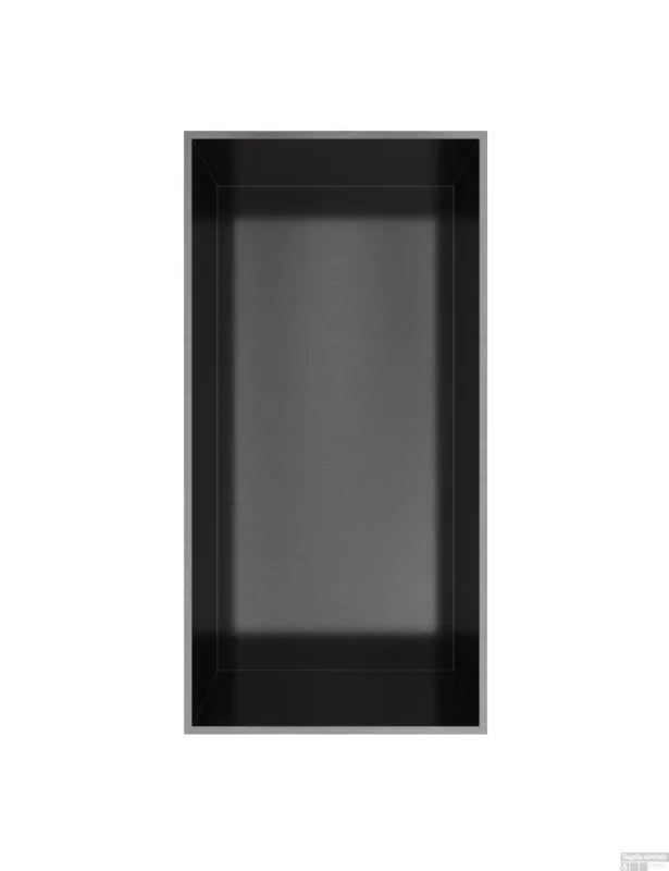 Hotbath &MORE Inbouwnis 30x15x10cm frameless Geborsteld Zwart PVD Gereduceerde Prijs