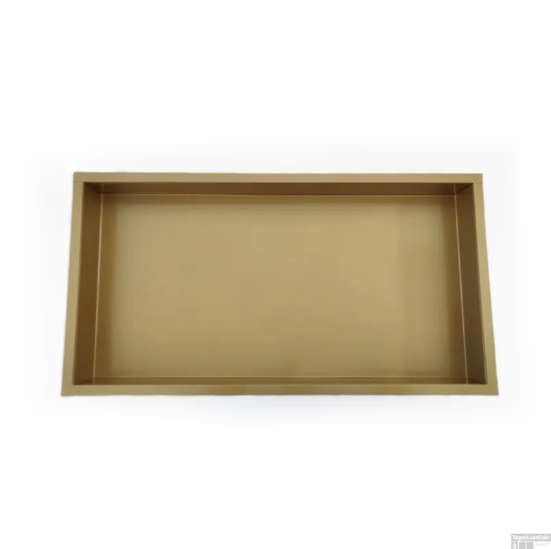 BWS Inbouwnis 30x60x7cm RVS Goud Snelle Levering