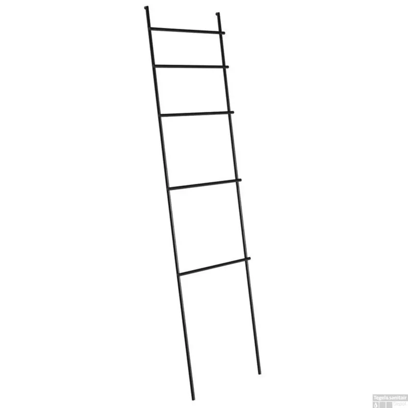 Nu Kopen Handdoekhouder Ladder Sapho Debut 186 cm Zwart Mat