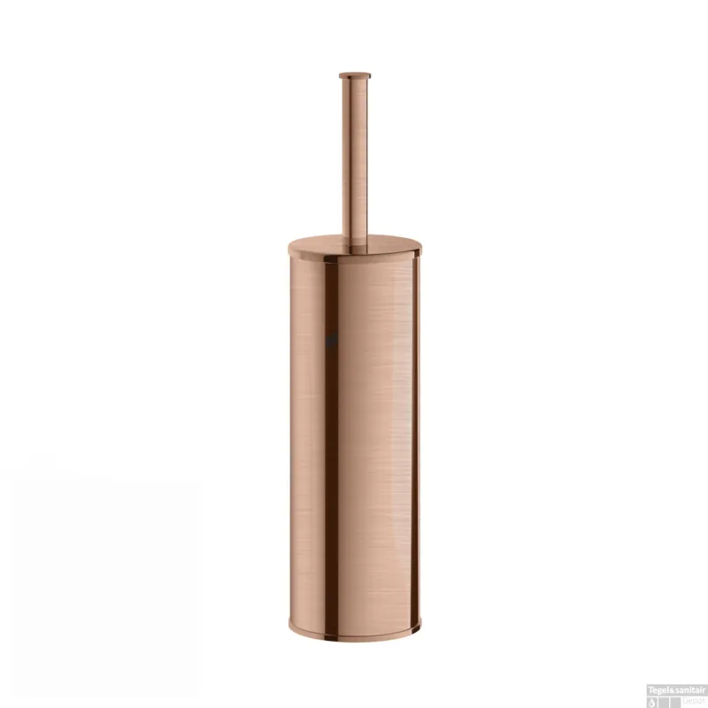 Toiletborstelgarnituur Hotbath Cobber Vrijstaand Geborsteld Koper Living Colours Express Levering