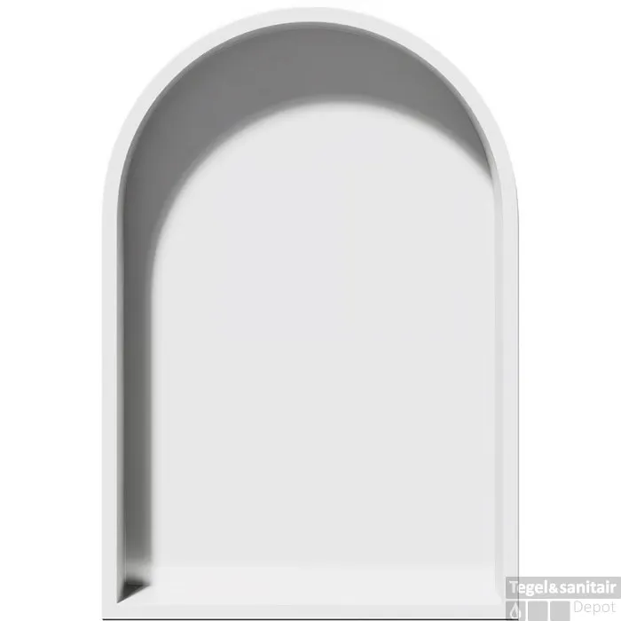 Gratis Retour Inbouwnis Looox BoX Arc 32x7x47 cm Mat Wit