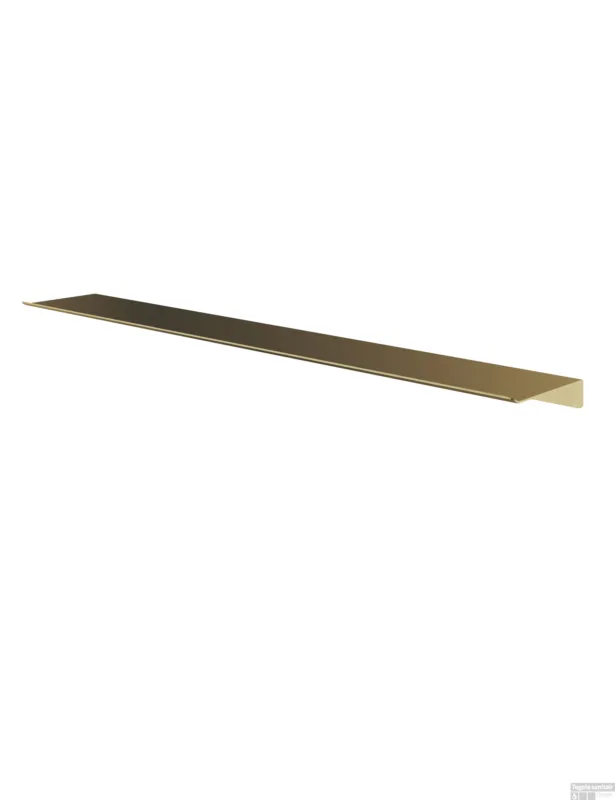 Hotbath &More Planchet 80 cm inclusief bevestigings rails Geborsteld messing PVD Lage Kosten