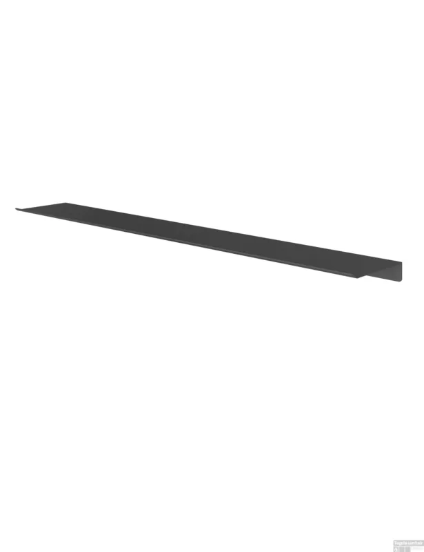 Hotbath &More Planchet 80 cm inclusief bevestigings rails Geborsteld zwart PVD Voordeelprijs