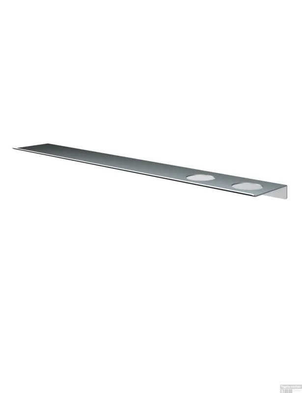 Hotbath &More Planchet 80 cm inclusief bevestigings rails met 2 uitsparingen voor een zeepdispenser of beker RVS 316 Beperkt Aanbod