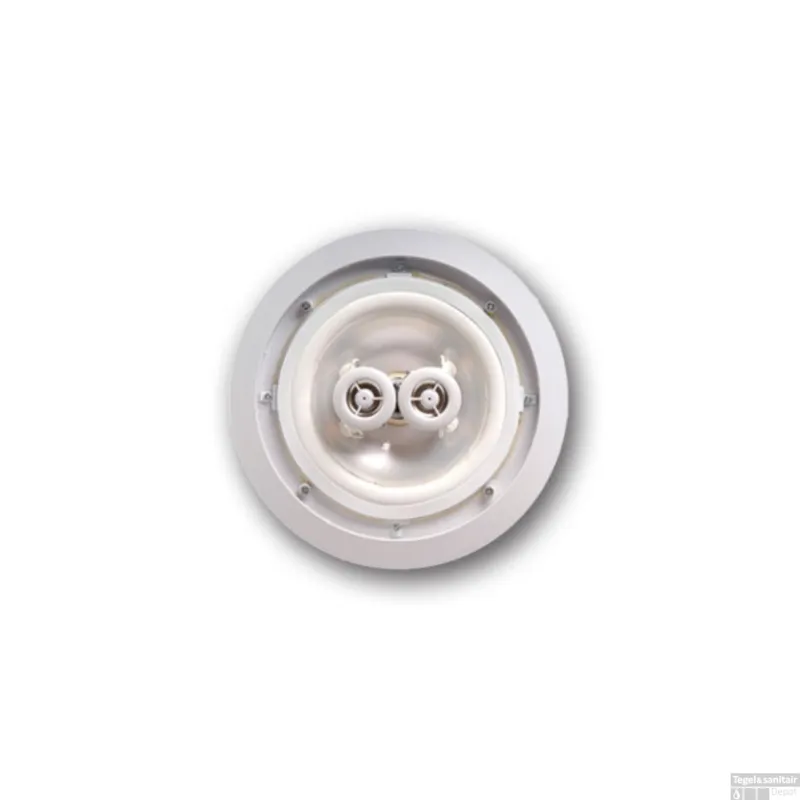 Laatste Kans Speaker Aquasound Samba-DT (Single Stereo) Vochtbestendig Rond 23 cm Mat Zwart