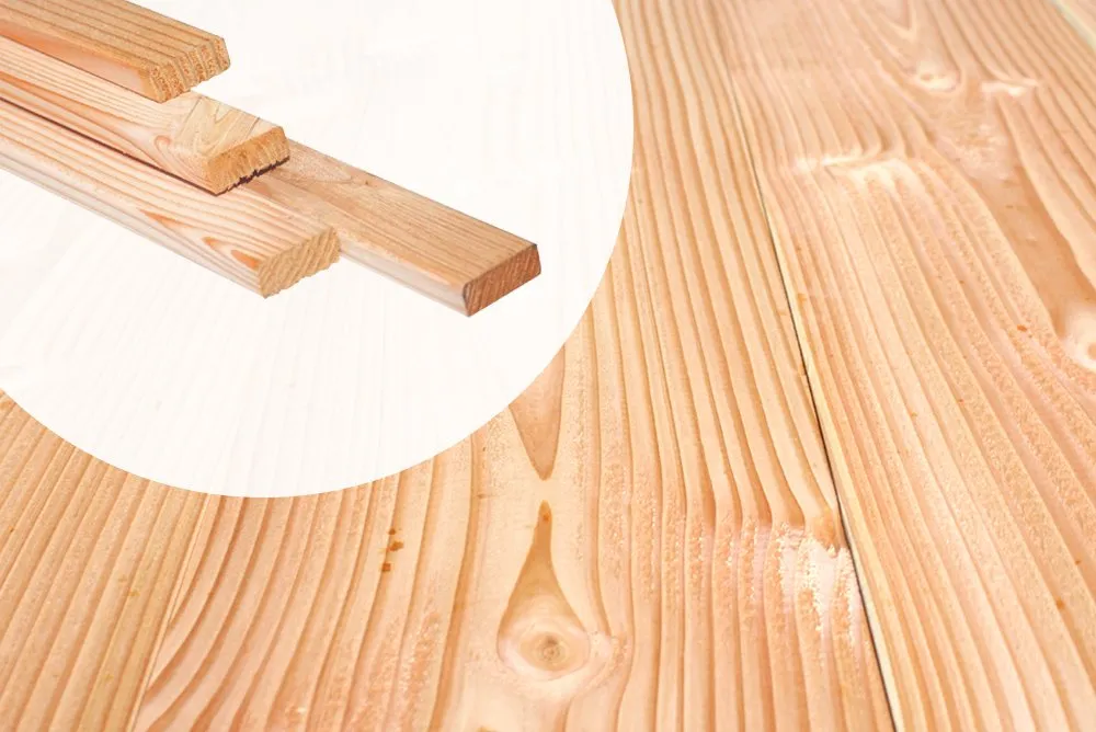 Speciale Aanbieding Rhombus Douglas 2x6.5cm geschaafd - 1,8 m